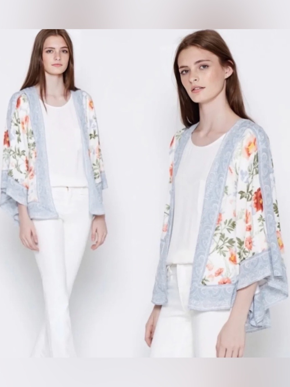 Joie Silk kimono style top XXS/XS